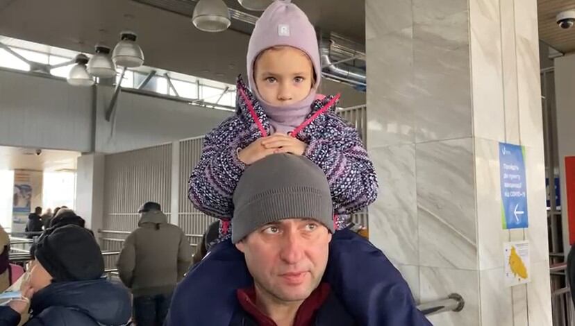 Vitali: "Quiero enviar a mi familia a Lviv y yo me quedo aquí solo".