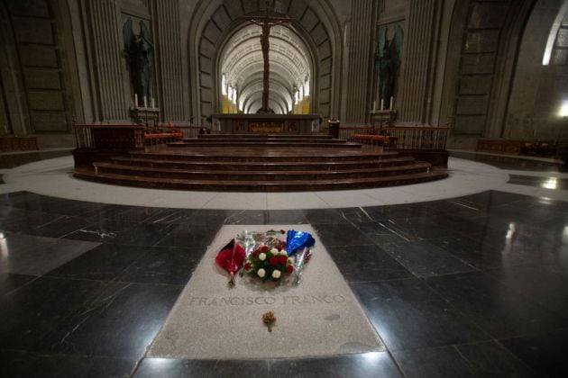 Tumba de Franco en el Valle de los Caídos.