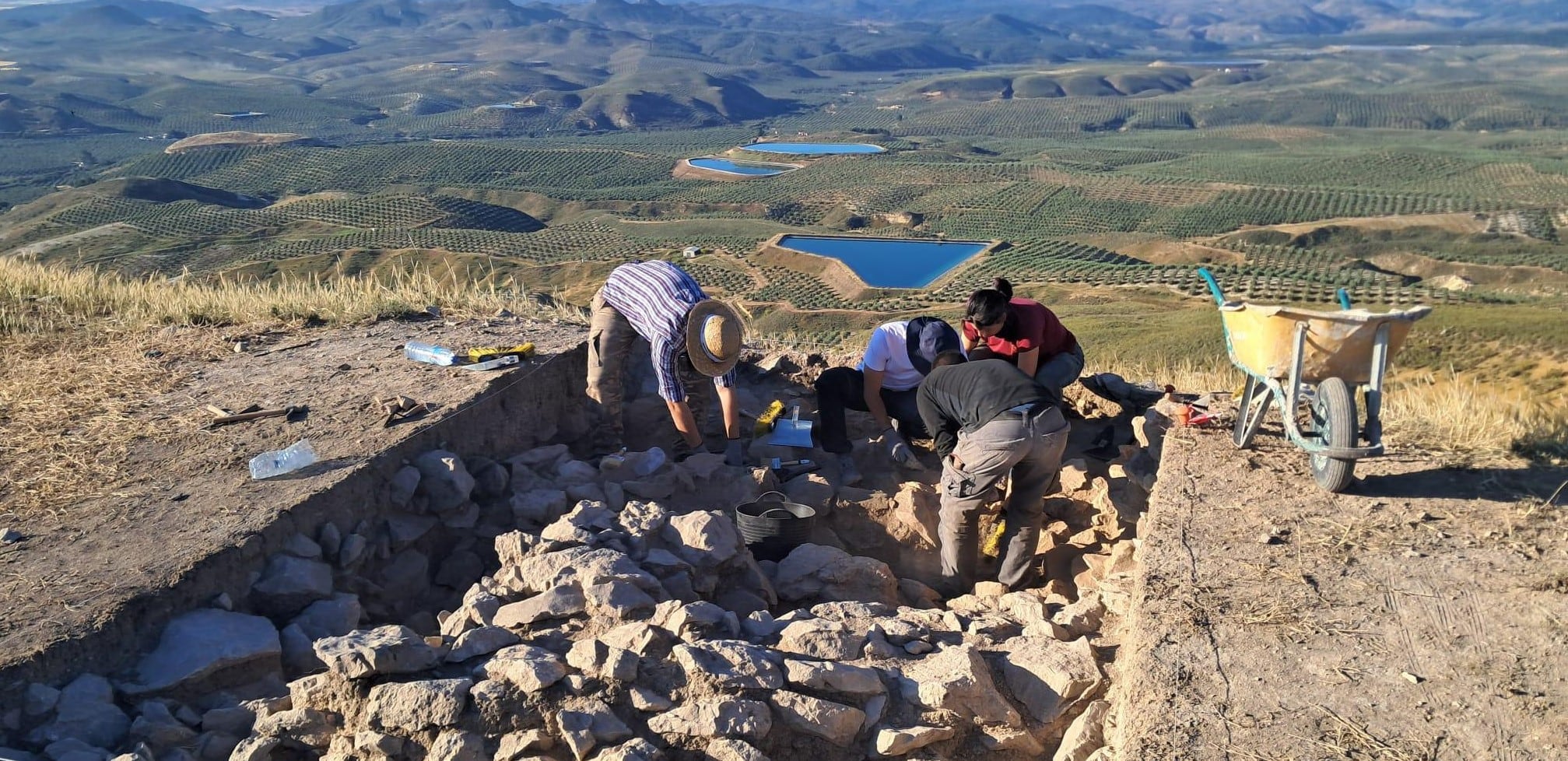 Trabajos en los yacimientos arqueológicos de El Fontanar