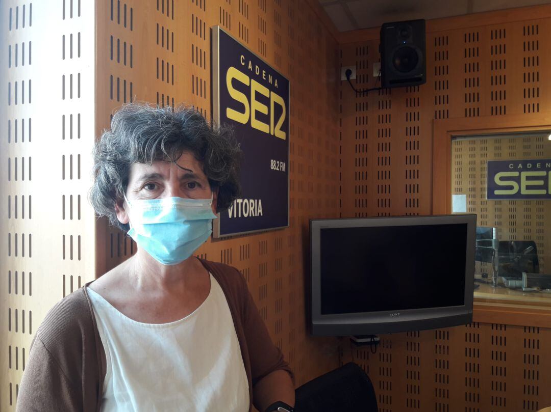 Oregi en los estudios de SER Vitoria