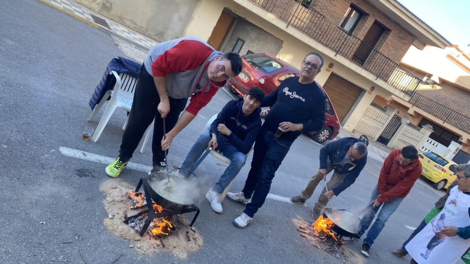 Almuerzo festero de los maseros de Biar