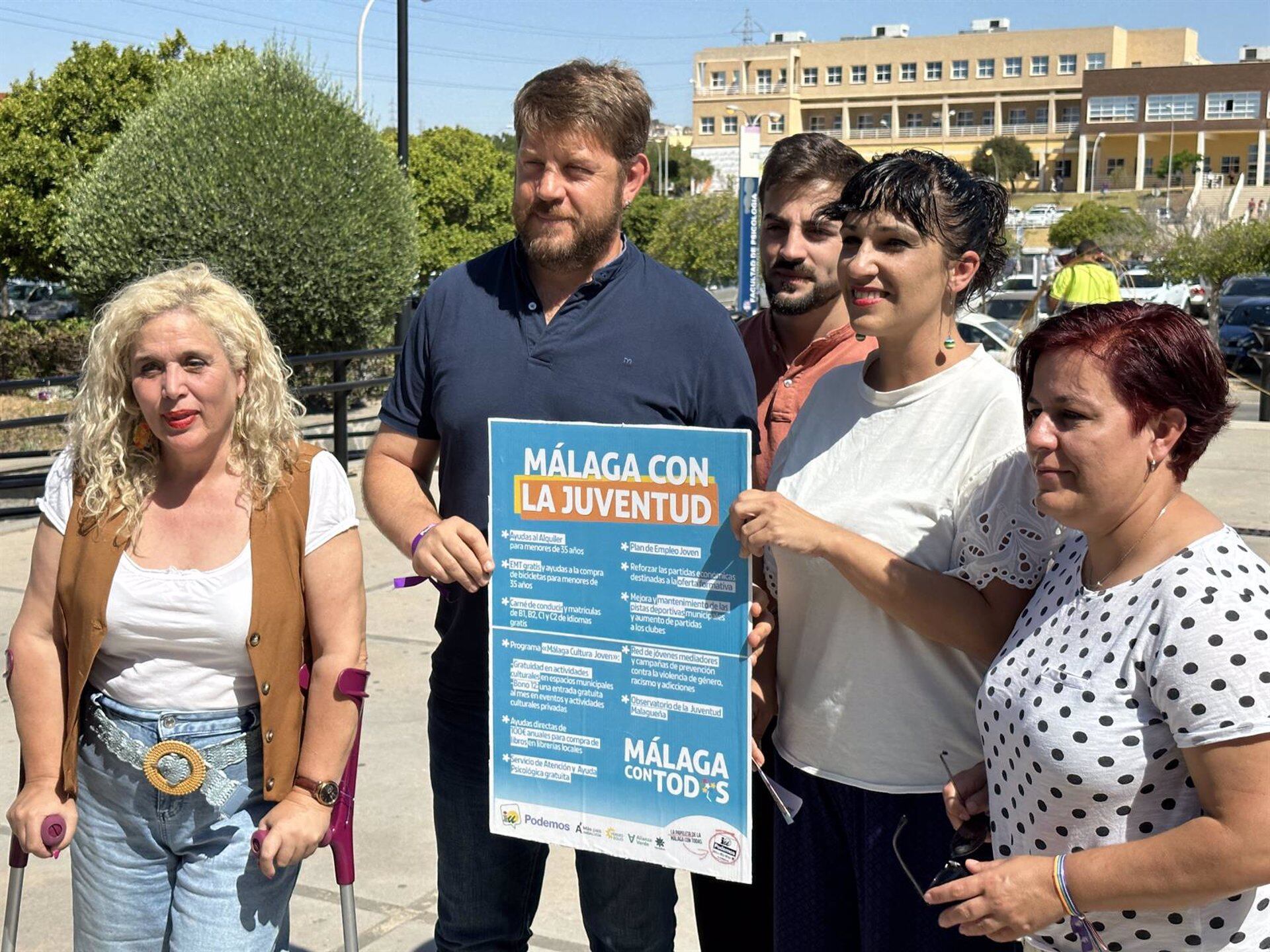 Con Málaga informa de propuestas en materia de juventud