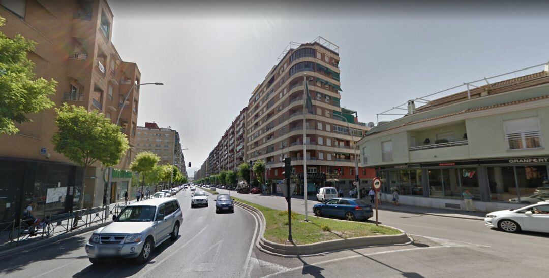 Avenida de Andalucía en Jaén capital.