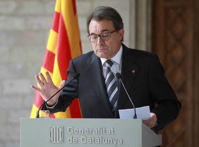 El president de la Generalitat Artur Mas