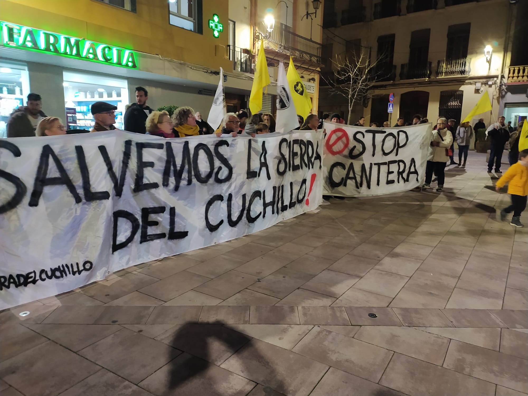 Manifestación en Caudete