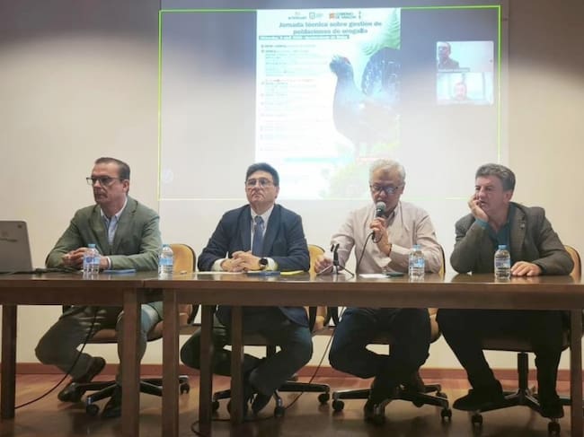 Inauguración de la jornada celebrada en Bielsa. Foto: DGA