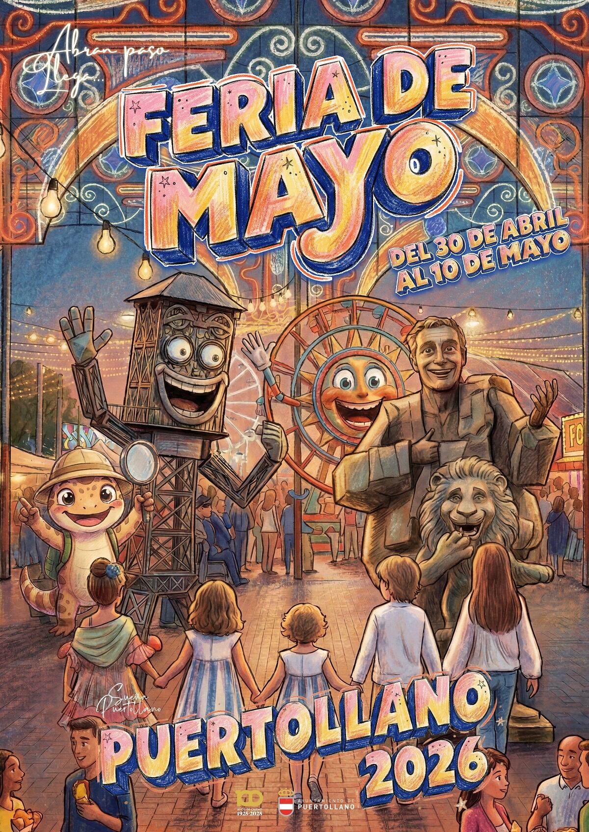 Cartel Feria de Mayo de Puertollano 2026