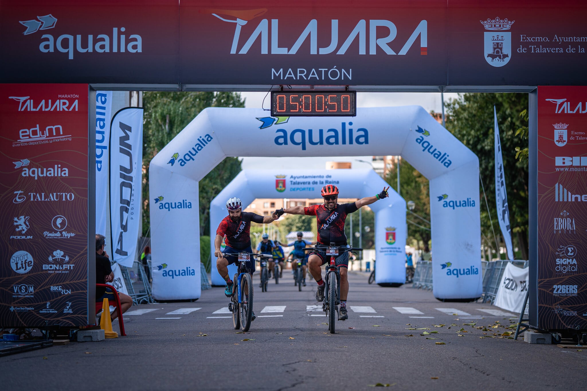 Línea de meta de la edición de 2024 de Talajara