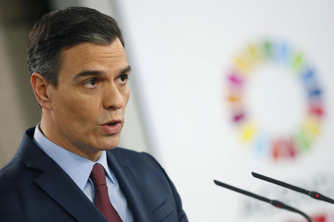 El presidente del Gobierno, Pedro Sánchez