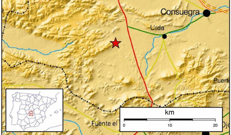 Imagen del Centro Nacional de Información Geográfica.