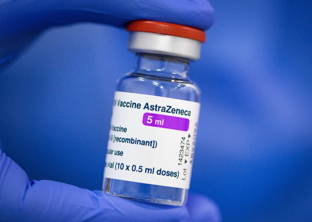 Un vial de la vacuna de AstraZeneca, en una imagen de archivo