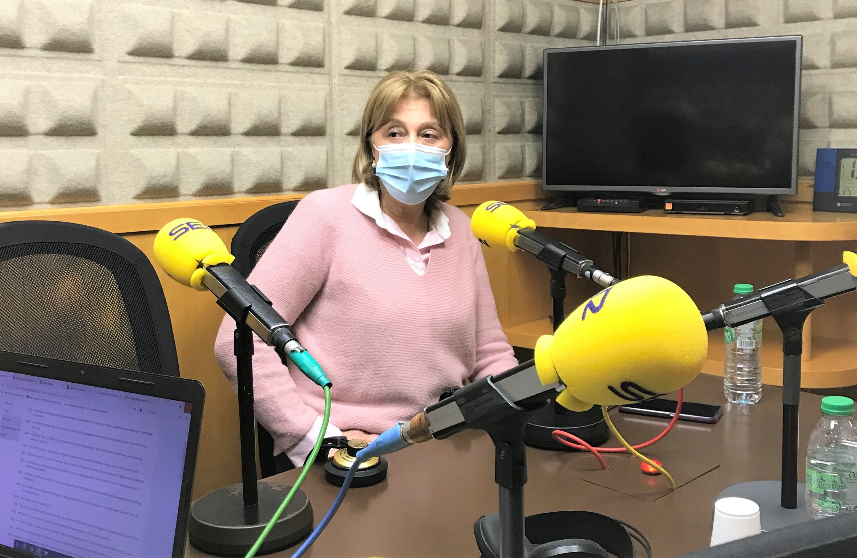 Delia Losa, durante la entrevista en &#039;Hoy por Hoy Asturias&#039;