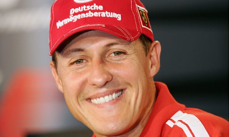 Primer plano de Michael Schumacher