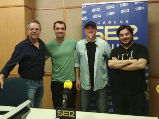 Salomón Hachuel, Julio Fernández, Pepe Roca e Ignacio Díaz Pérez