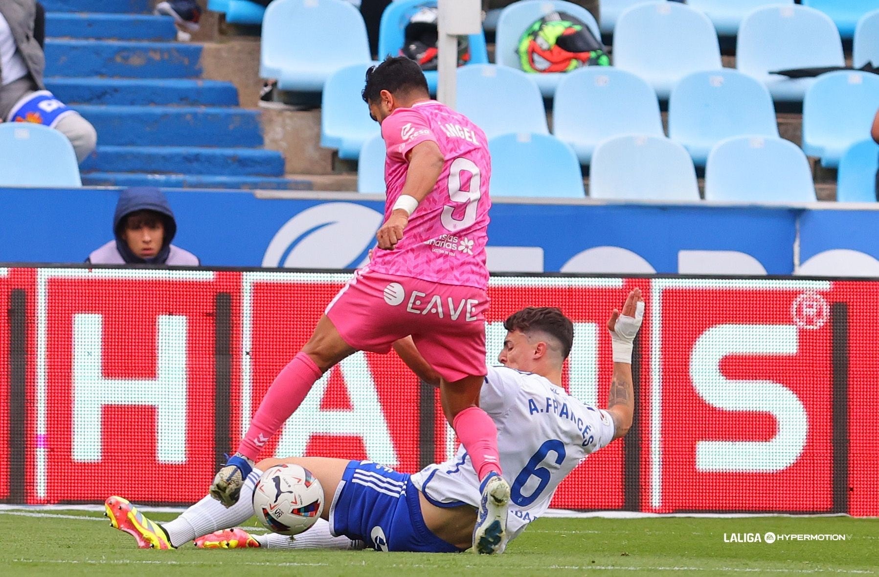 Ángel marcó su primer gol de este 2024. Llevaba tres meses y medio sin ver portería.