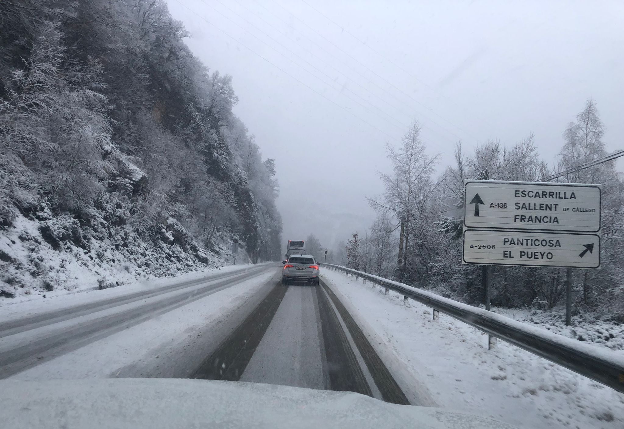 A-136 hacia la frontera, este jueves en torno a las 9 de la mañana