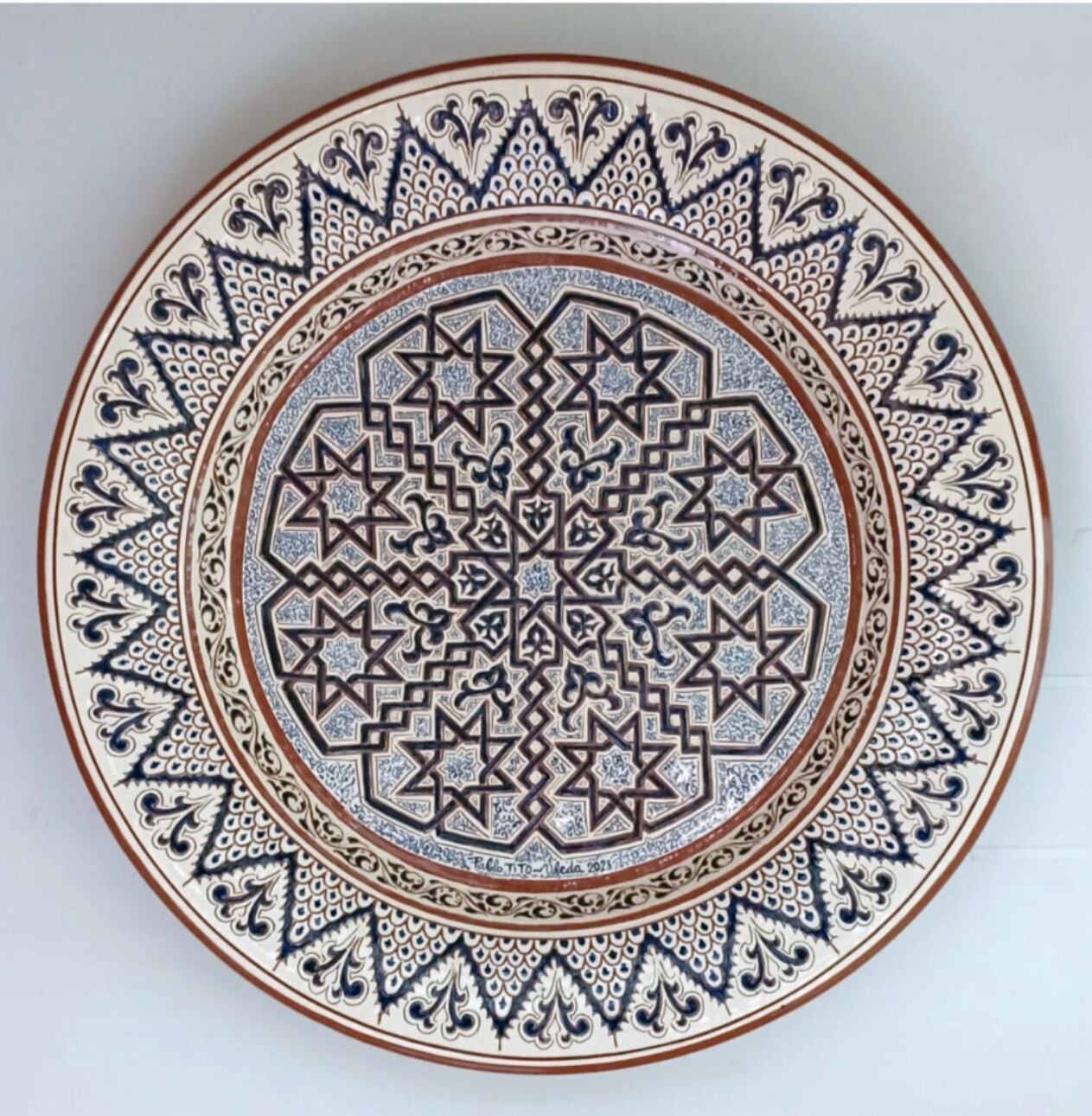 Pieza con la que Pablo Tito se ha alzado con el primer premio en el Concurso de Artesanía de La Rambla.