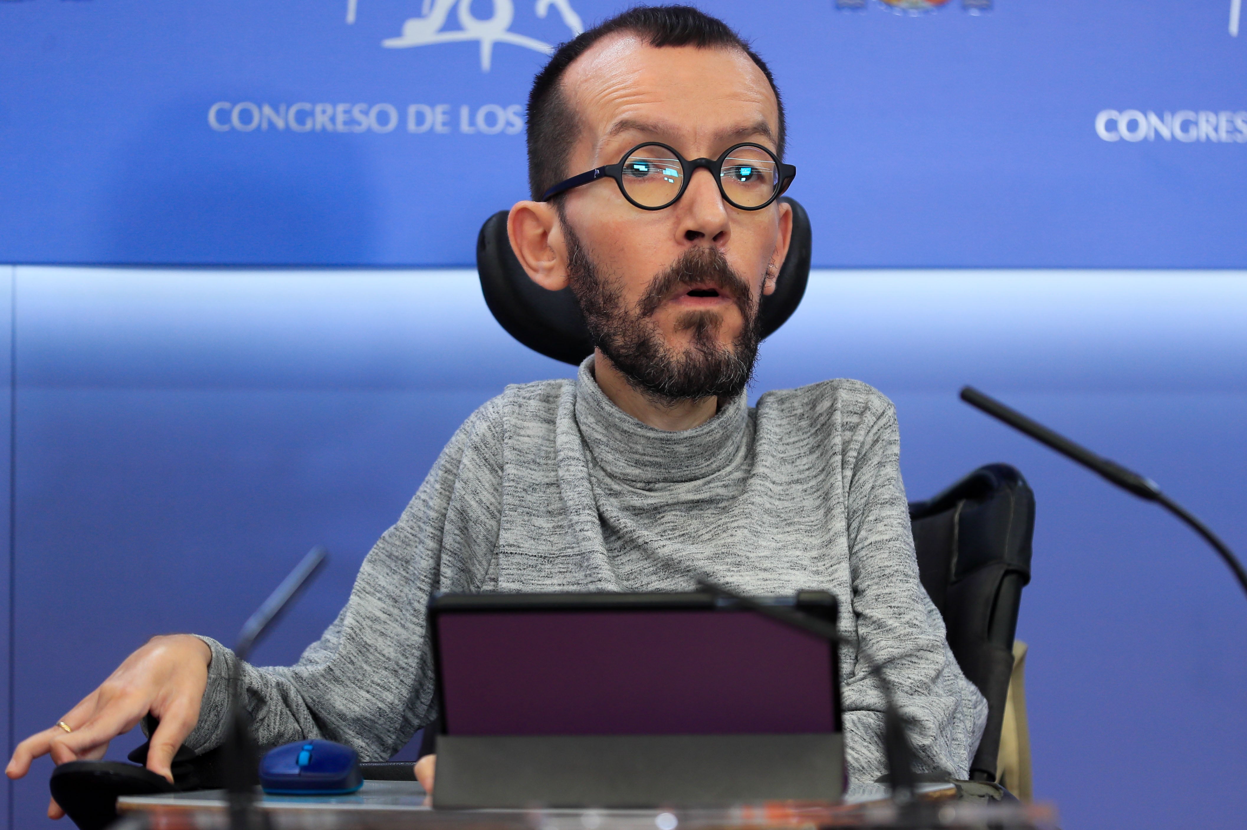 Imagen de archivo del portavoz de Unidas Podemos en el Congreso, Pablo Echenique