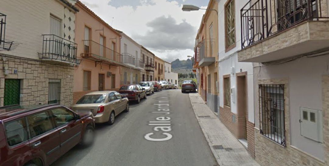 Calle Jardín de la Violeta, una de las vías afectada por los cambios de tráfico.