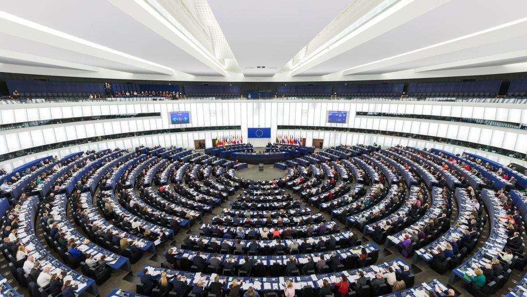 Cámara del Parlamento Europeo en Estrasburgo