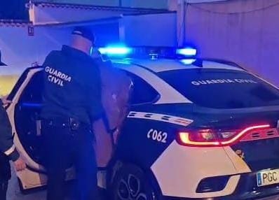 Guardia Civil detiene a los presuntos autores de robos en vehículos en Martos