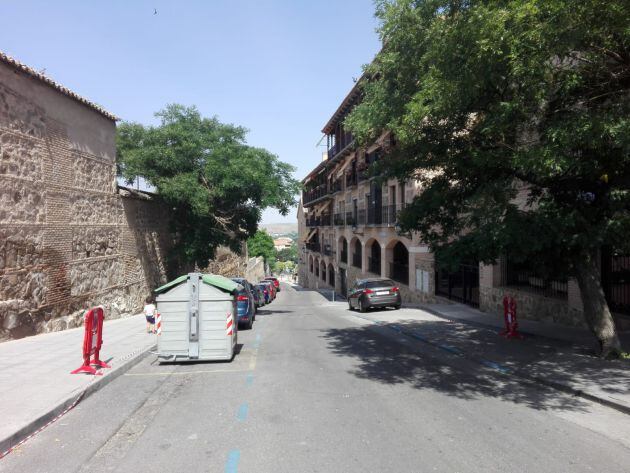 Calle en la que estará prohibido aparcar durante el rodaje