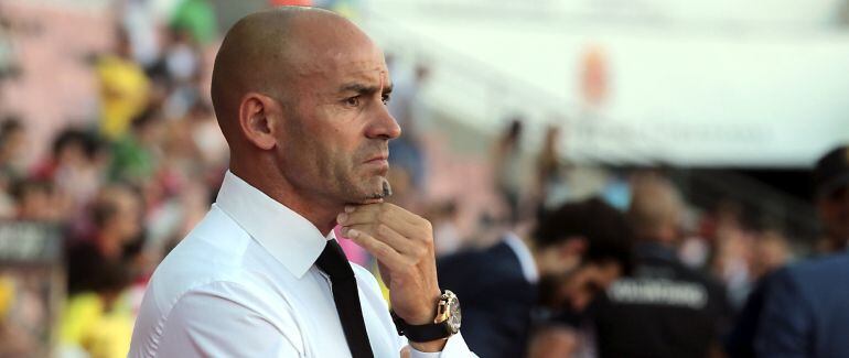 El entrenador del Granada Paco Jémez durante el partido de la primera jornada de La Liga