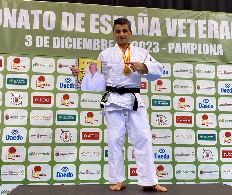 Raúl Aso, campeón de España de judo de veteranos