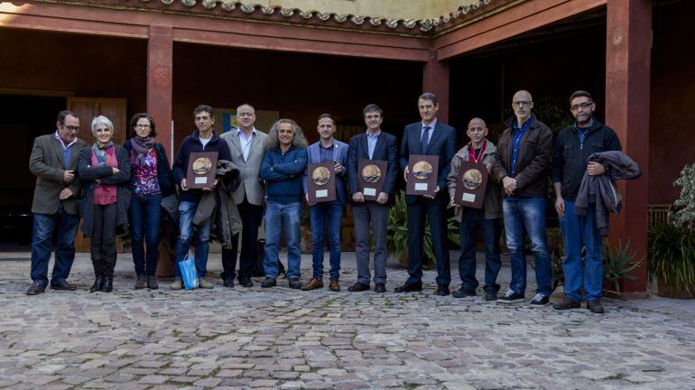 Una imagen con los premiados
