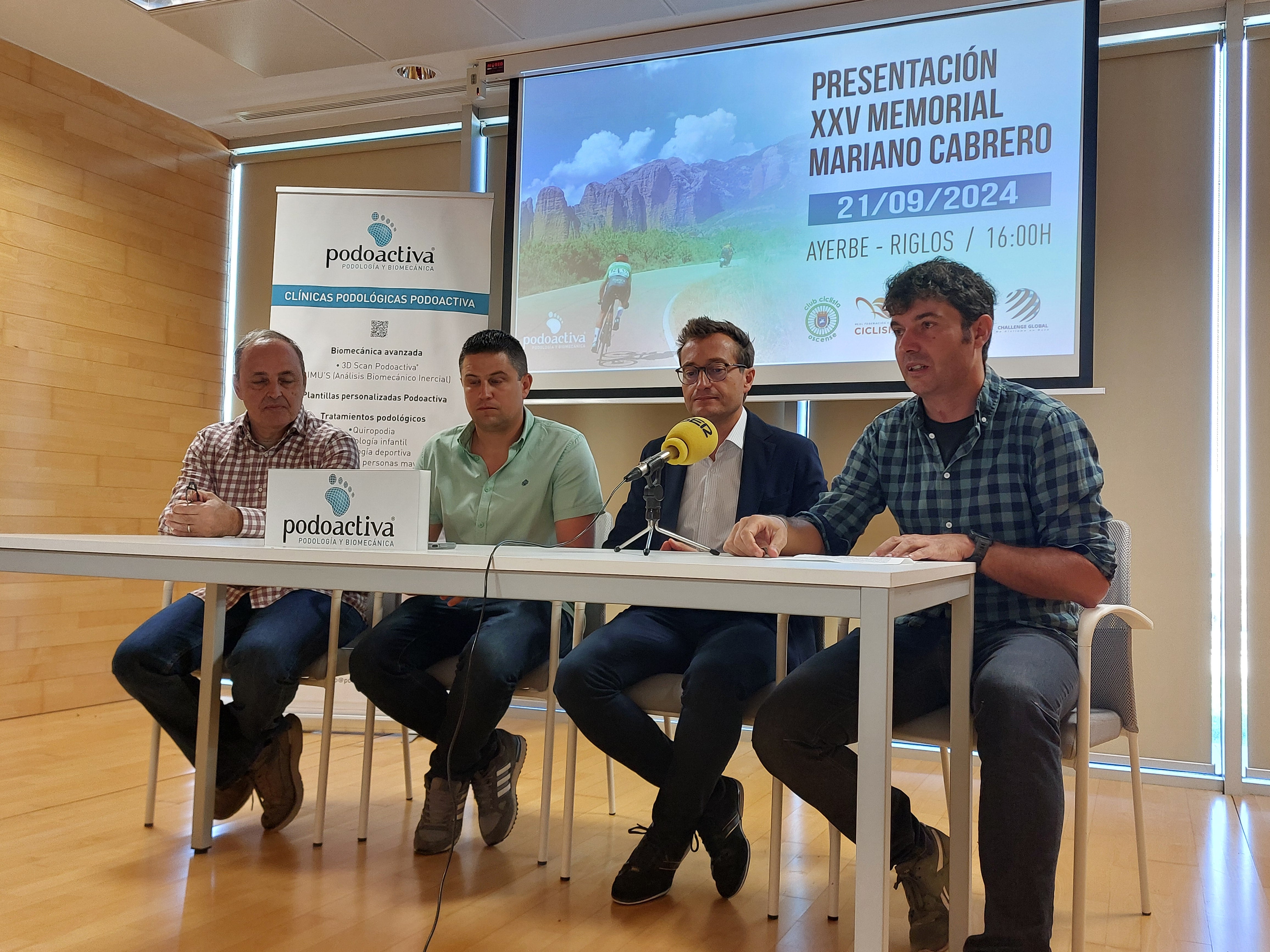 Presentación del Memorial Mariano Cabrero en la sede de Podoactiva