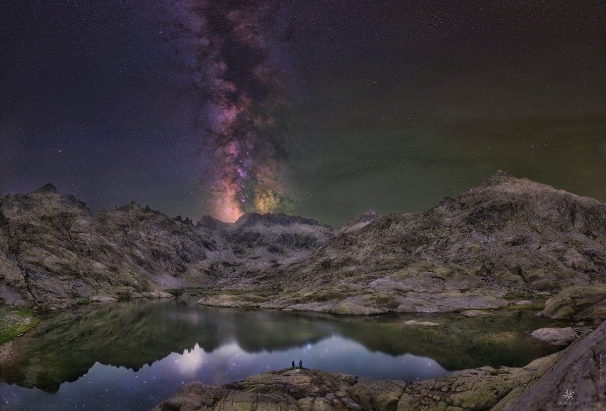 El cielo desde la Laguna Grande de Gredos