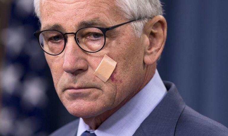 El secretario de Defensa de EEUU Chuck Hagel.