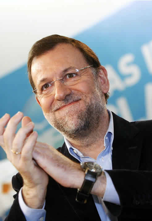 Rajoy hoy en un acto del partido en Valladolid