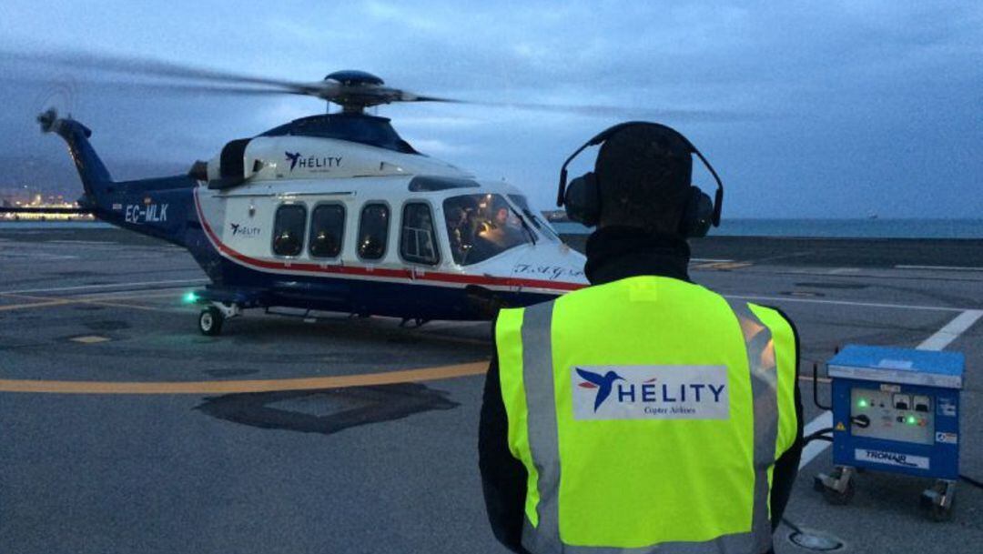 Un vuelo de helicóptero con Helity.