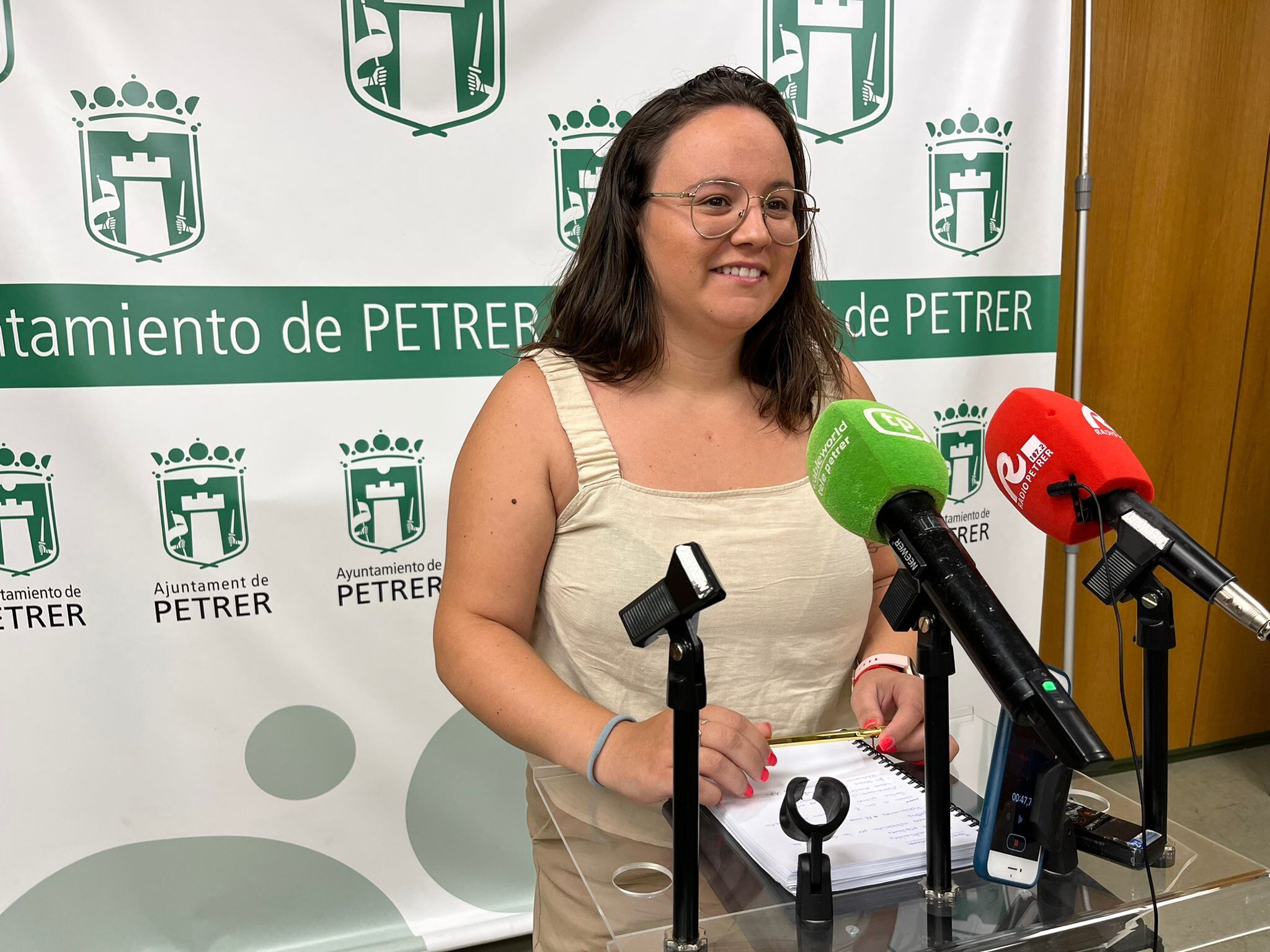 Ana Tortosa, edil de Fiestas de Petrer