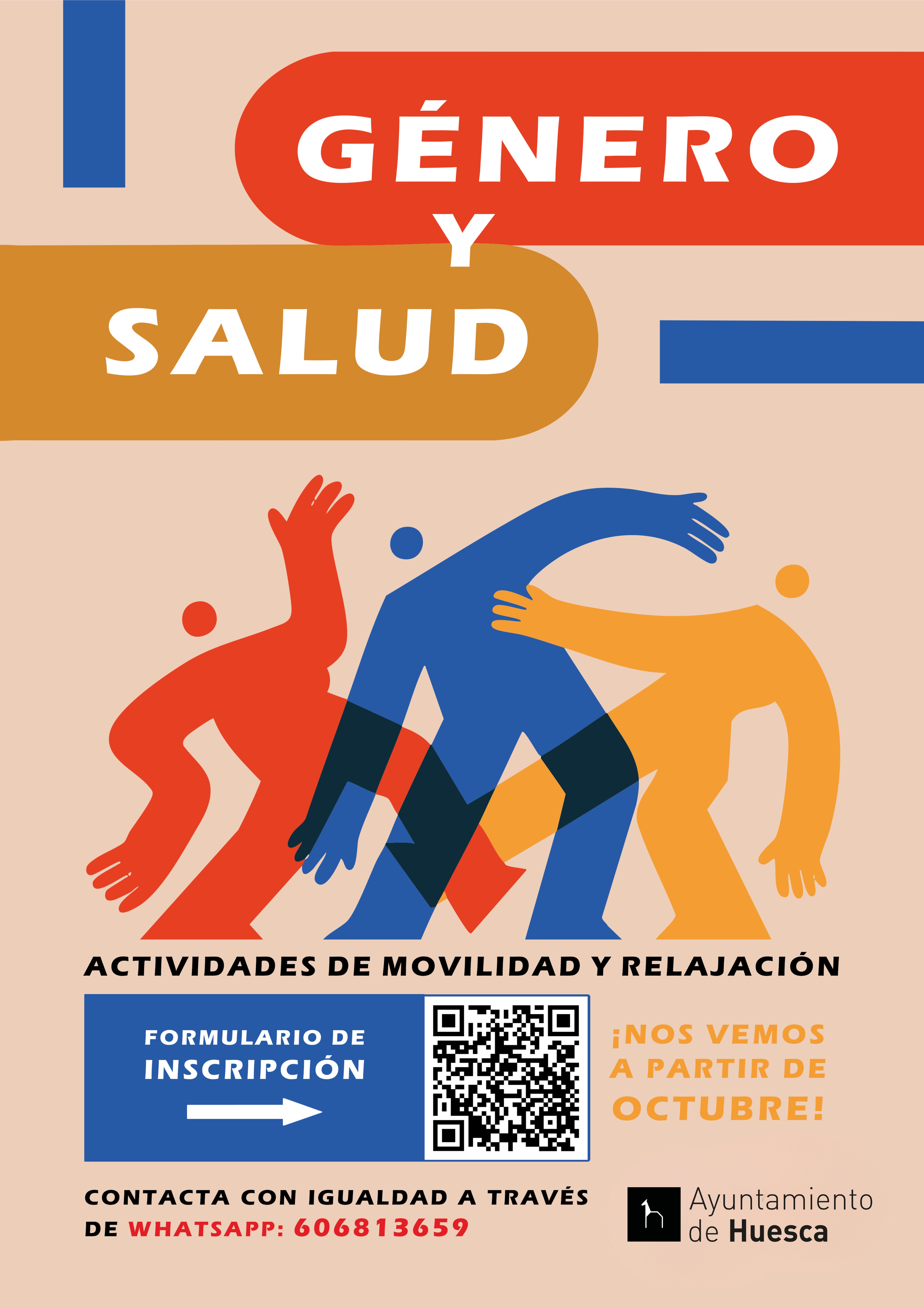 Cartel anunciador de "Género y salud"