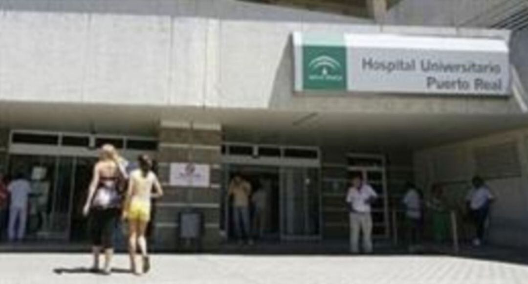 Fachada del Hospital de Puerto Real
