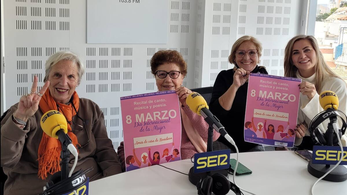 Tertulia de les dones de Benidorm en Hoy por Hoy Benidorm