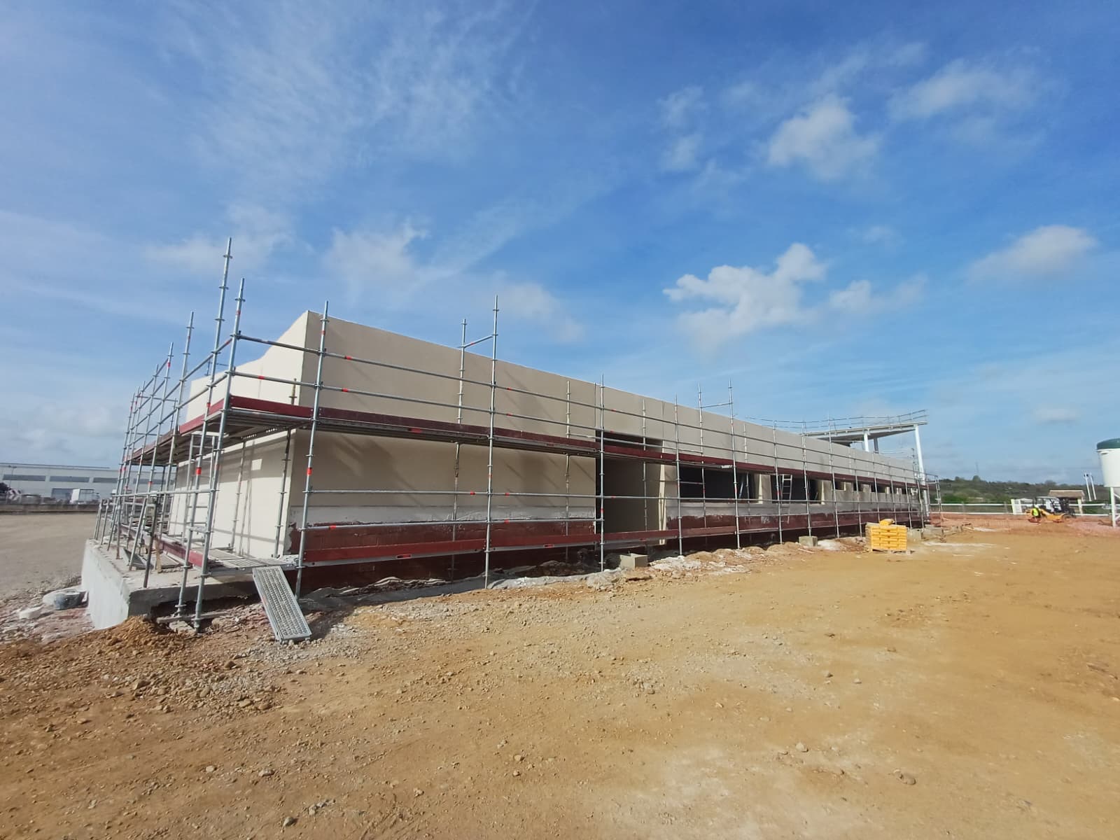 Obras del nuevo centro de exámenes de la DGT en León