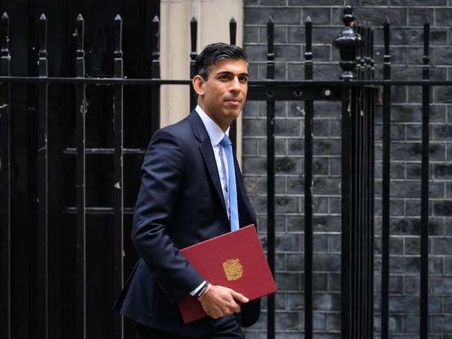 El excanciller británico Rishi Sunak.