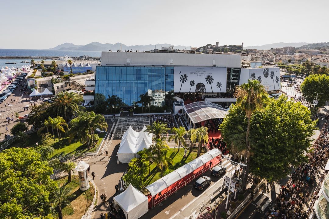 Imagen aérea del Festival de Cannes