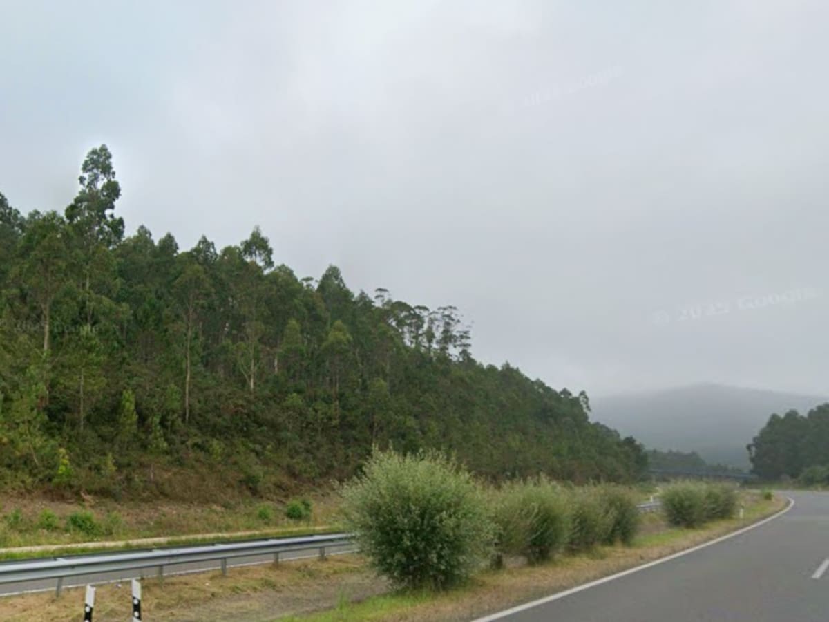 Herido un conductor que se salió de la vía en la A-8, en Barreiros, y tuvo que ser excarcelado