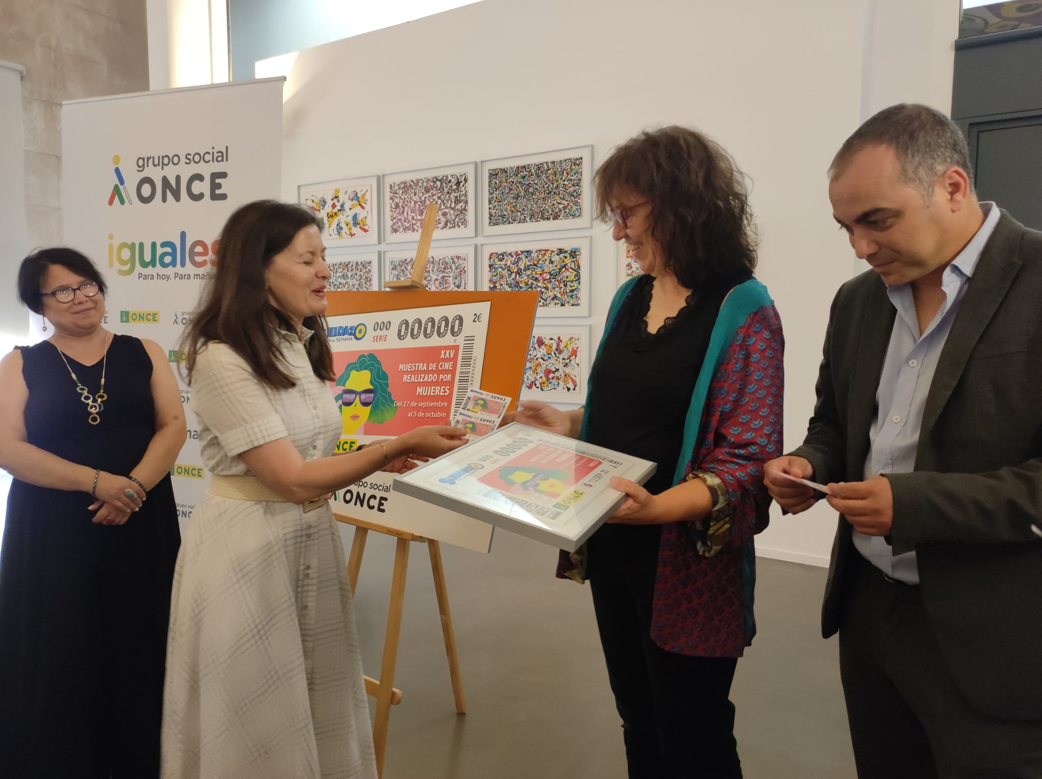 Presentación del Cupón de la ONCE en la DPH.