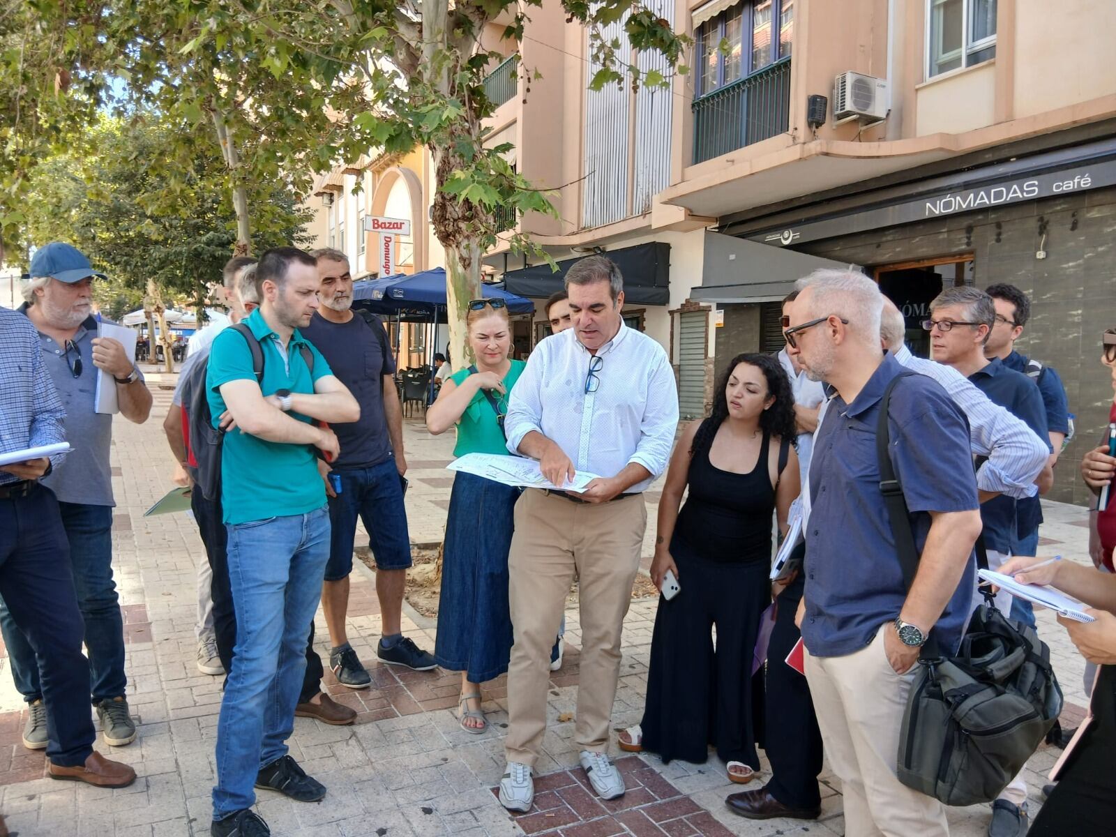 Momento de la visita