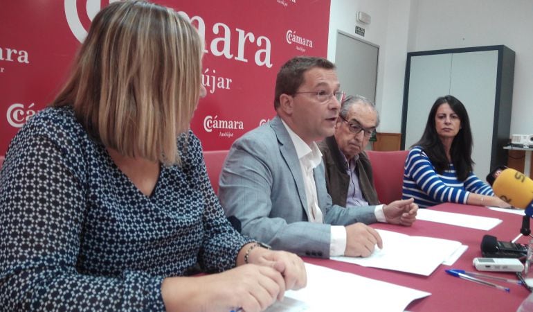 El alcalde de Andújar, Francisco Huertas(i)