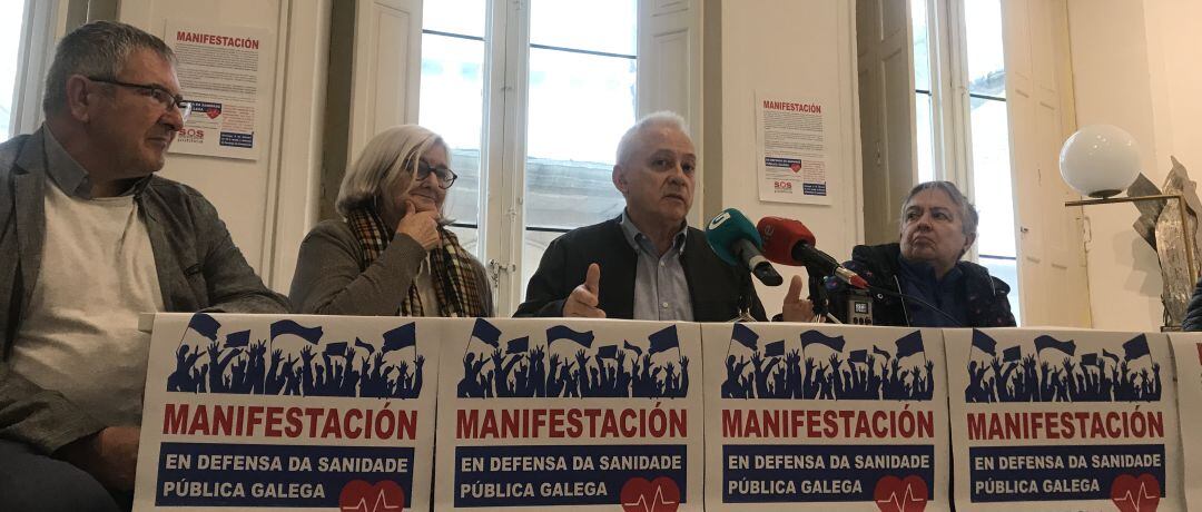 Rueda de prensa de SOS Sanidade Púbilca