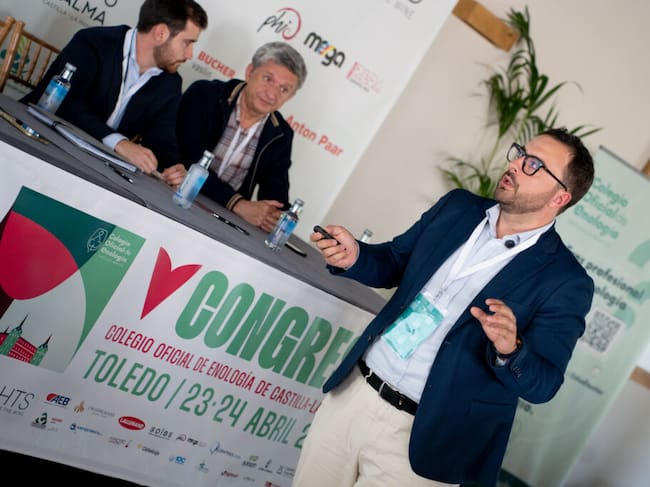 Imagen durante el V Congreso de Enología de Castilla-La Mancha
