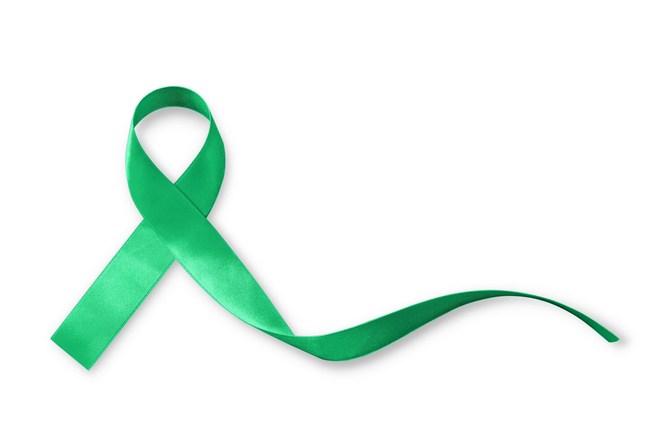 Lazo verde, símbolo de la lucha contra el cáncer