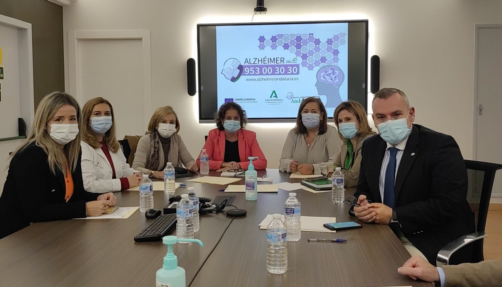 Reunión de la Línea Alzhéimer en Linares.