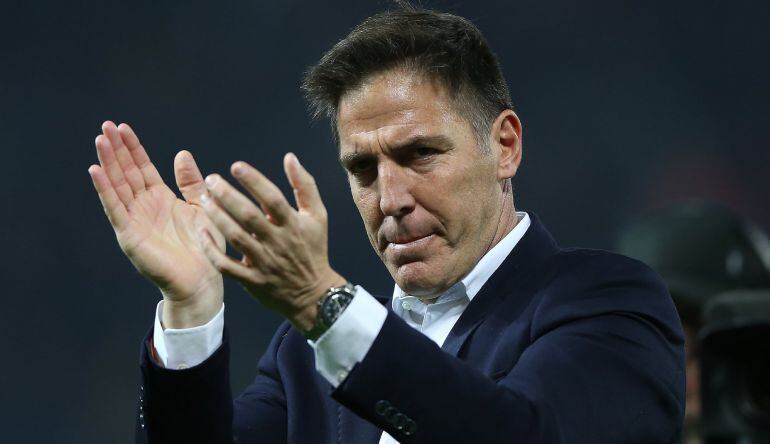 Eduardo Berizzo, tras la eliminación ante el United